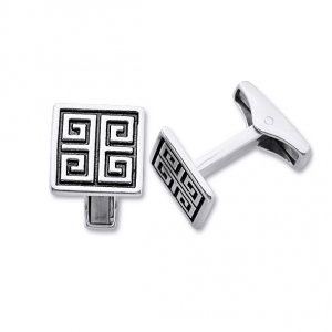 Butoni camasa din argint 925 cu motive grecesti [0]